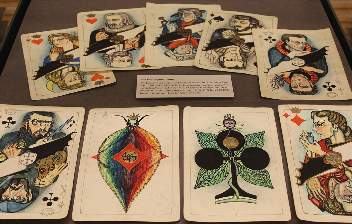 The playing cards of Ásta Sigurðardóttir