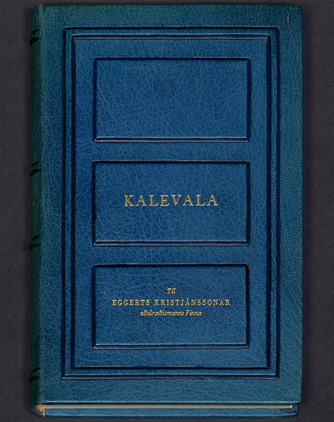 The Finnish epic poem Kalevala bound by Unnur Stefánsdóttir 