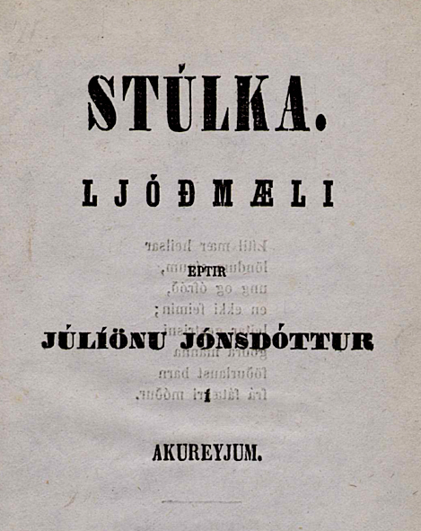 Júlíana Jónsdóttir – Stúlka